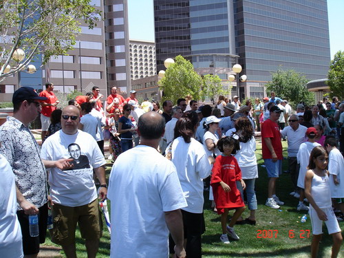 March in Phoenix, Arizona USA